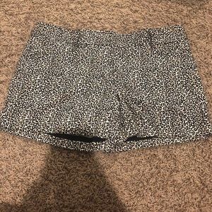 White House Black Market cheetah shorts